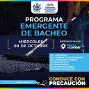 Estas zonas tendrán bacheo este miércoles 8 de octubre: Municipio