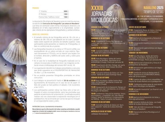 Navaleno rendirá homenaje a su primer presidente micológico en sus jornadas de otoño