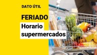 Feriado del 12 de octubre: Así funcionarán los supermercados este domingo