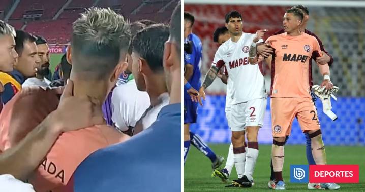 Arquero de Lanús enloqueció tras empate y ofreció pelea a La U: "Que me venga a buscar al vestuario"