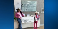 ‘Tough Enough to Wear Pink’- June E. Nylen Cancer Center receives donation from the Days of ‘56 Rodeo