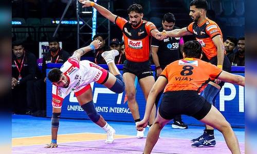 PKL 12: UP Yoddhas spark 40-24 victory against U Mumba, get back to winning ways