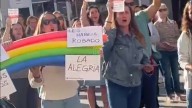 Familiares del colegio El Ardal, en Sanse, protestan por el cierre anunciado para este lunes