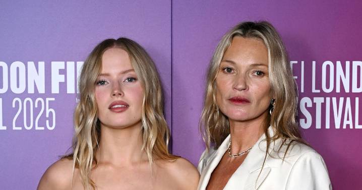 Kate Moss Gives Ellie Bamber Her Seal of Approval at 'Moss & Freud' Premiere