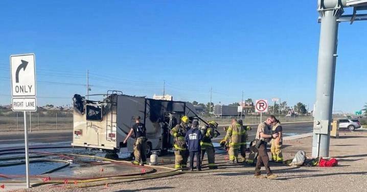 RV destroyed in Thursday morning fire