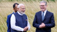 UK PM Keir Starmer Arrives In Mumbai For First Official Visit