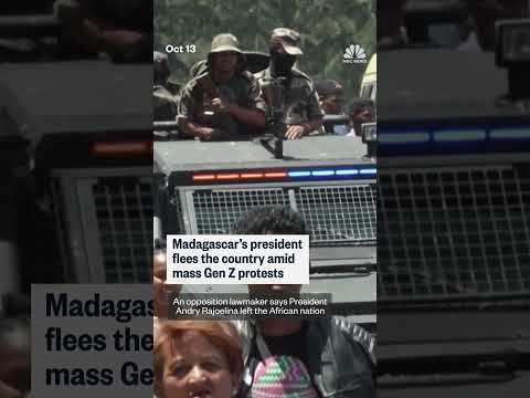 Madagascar president flees country amid mass protests