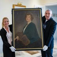 Rediscovered painting shows madam of notorious Nazi brothel
