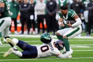 Broncos get 9 sacks and beat the winless Jets in ugly 13