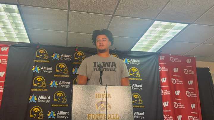 Video: Bryce Hawthorne was one of two defensive lineman to record interception