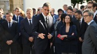 Sánchez en el funeral de Vara al que tildó de "impresentable" y "petardo": "Un progresista íntegro"