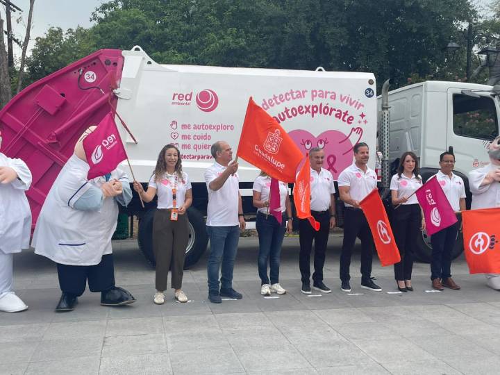 Hace sinergia por campaña rosa Red Ambiental con Guadalupe