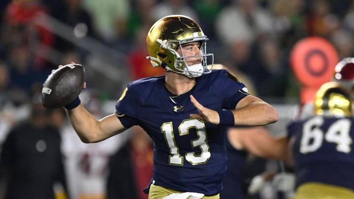 C.J. Carr's quick progression has put No. 12 Notre Dame back in the playoff conversation