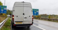 Driver instantly regrets making gestures at lorry when he realises who is inside