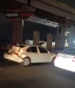 AUTOBÚS DE LA LÍNEA VOLCANES PROVOCÓ CARAMBOLA VEHICULAR EN EL PUENTE DE LA CONCORDIA