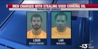 Two men arrested after reports of cooking oil thefts from local businesses