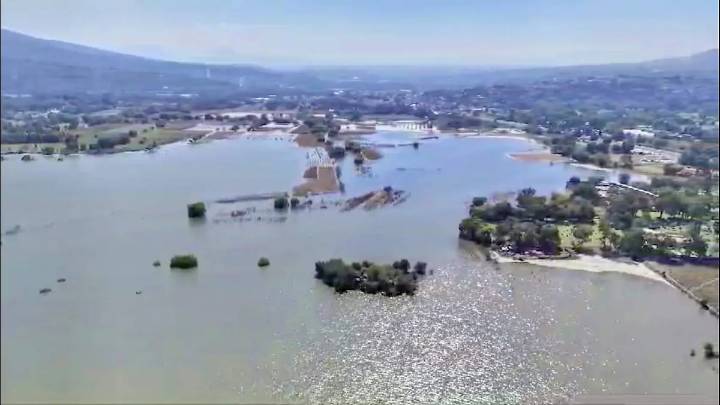Presa Requena bajo riesgo por lluvias