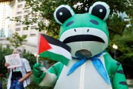 Who is the viral Portland frog? What to know about the costumed protester (Video)