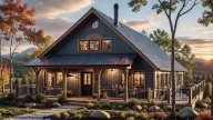 Explore the Cordell mountain rustic small home design