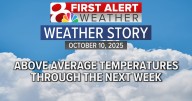 Forecast: Warmer weekend, patchy morning fog tomorrow