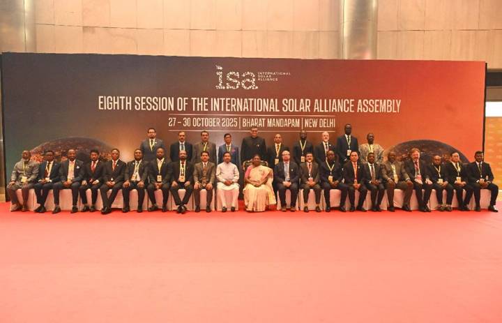 President Murmu Addresses 8th ISA Assembly, Urges Inclusive Global Solar Action