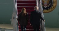 RAW: MD: TRUMP POTUS FLOTUS AIR FORCE ONE