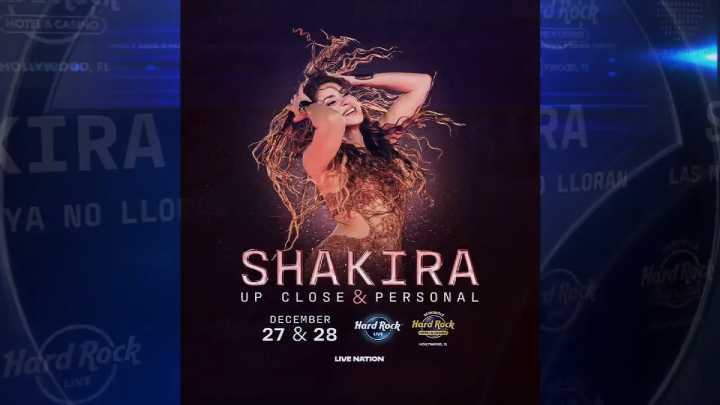Her ‘Hips Don’t Lie’: Shakira to perform two-night special in December at Hard Rock Live