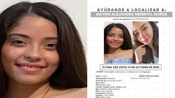 Buscan a Mayrín Alejandra, desaparecida en Hermosillo