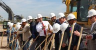 Gary leaders celebrate FedEx groundbreaking