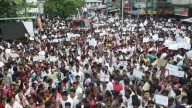Thousands of Adivasis stage massive protest during Himanta’s event in Tinsukia; Assam CM backs their demands