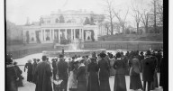 Historical photos of the White House's East Wing
