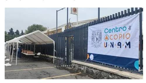 UNAM abre centro de acopio por inundaciones, en el país