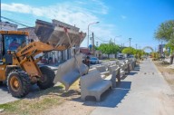 La Municipalidad continúa con la instalación de nuevos bancos en el Paseo Colón