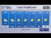 10 Weather: Saturday evening forecast
