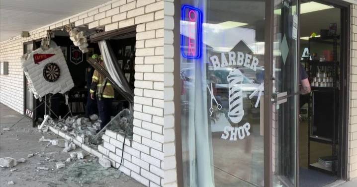 Utah County barbershop reopens just four months after car crashed into building