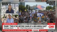 Trump Speech Gets ‘Rapturous Applause’ from Israelis Gathered at Hostages Square
