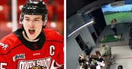 Owen Sound Attack defenceman’s golf simulator mishap goes viral