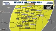 Strong storms possible Saturday in Arkansas