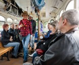 Photos: Saxonburg’s trolley celebrates Halloween with creepy crawl