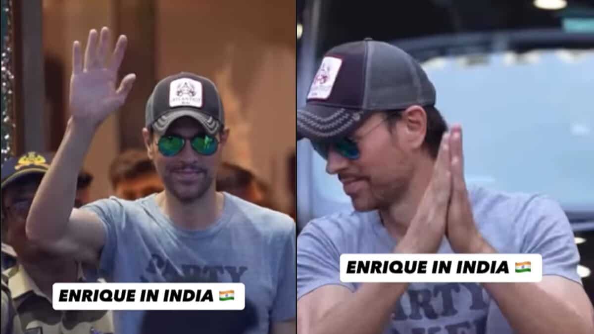 Enrique Iglesias arrives in India ahead of his 2