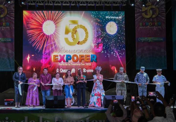 Inauguran la edición 50 de la EXPOFER; la Feria de la Frontera Sur en Chetumal