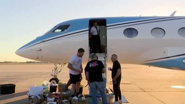 Relief flight leaving from Orlando to Jamaica after Hurricane Melissa