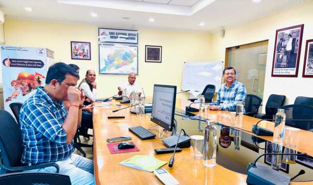 Odisha CEO Leads Virtual Meet to Strengthen Voter List Accuracy