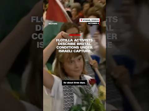 Flotilla activists describe brutal treatment in Israel