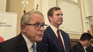 Beshear, DeWine talk National Guard, shutdown, and bipartisanship in Cincinnati