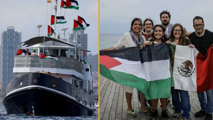 Mexicanos que participaban en Flotilla Humanitaria Sumud, detenidos por Israel
