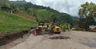 Avanzan las obras en el kilómetro 18 de la Vía al Llano