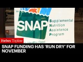 SNAP Benefit Funding Will Run Out In November