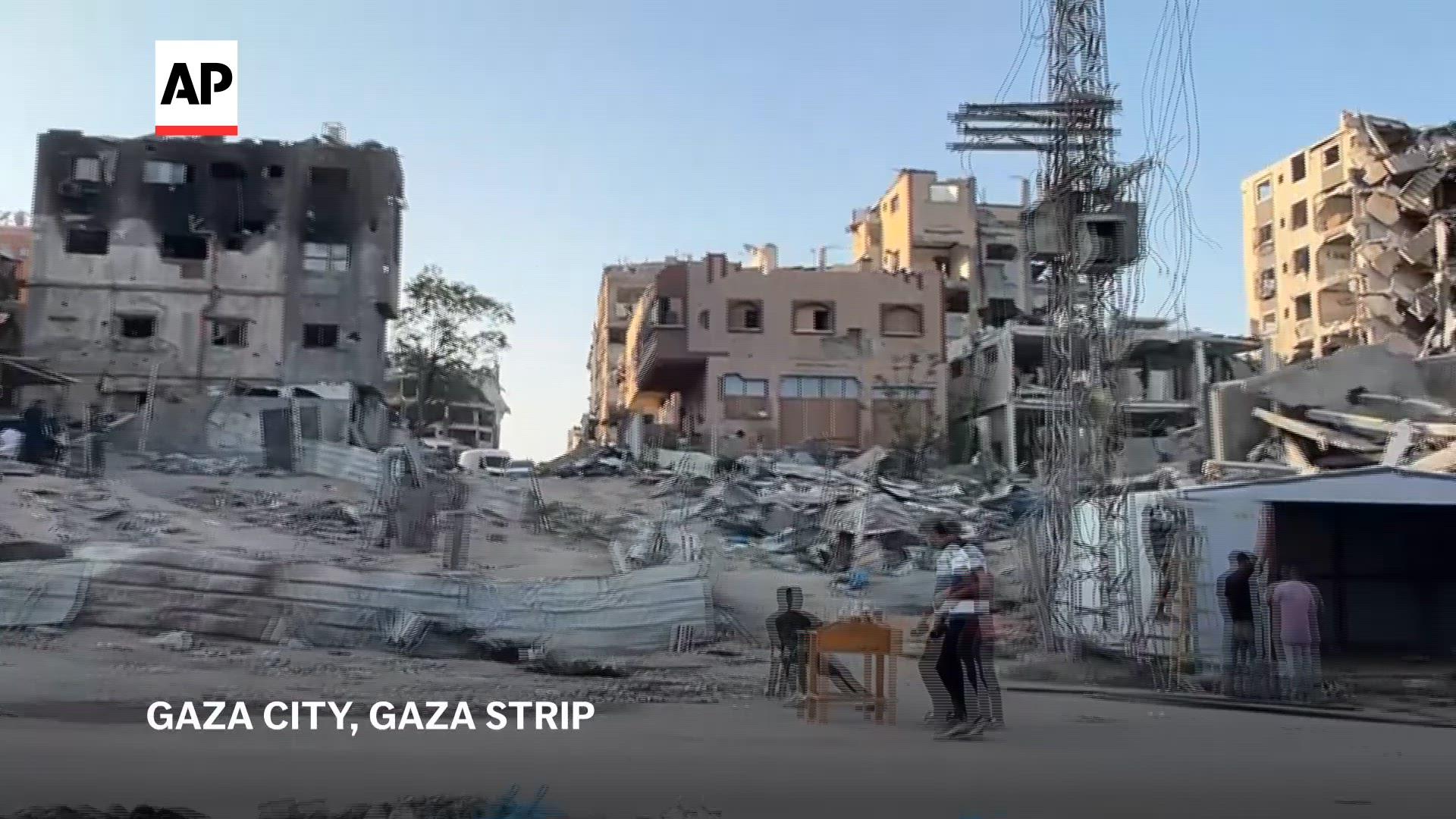 Five minutes driving across Gaza City - AP shows destruction after 2 two years of war