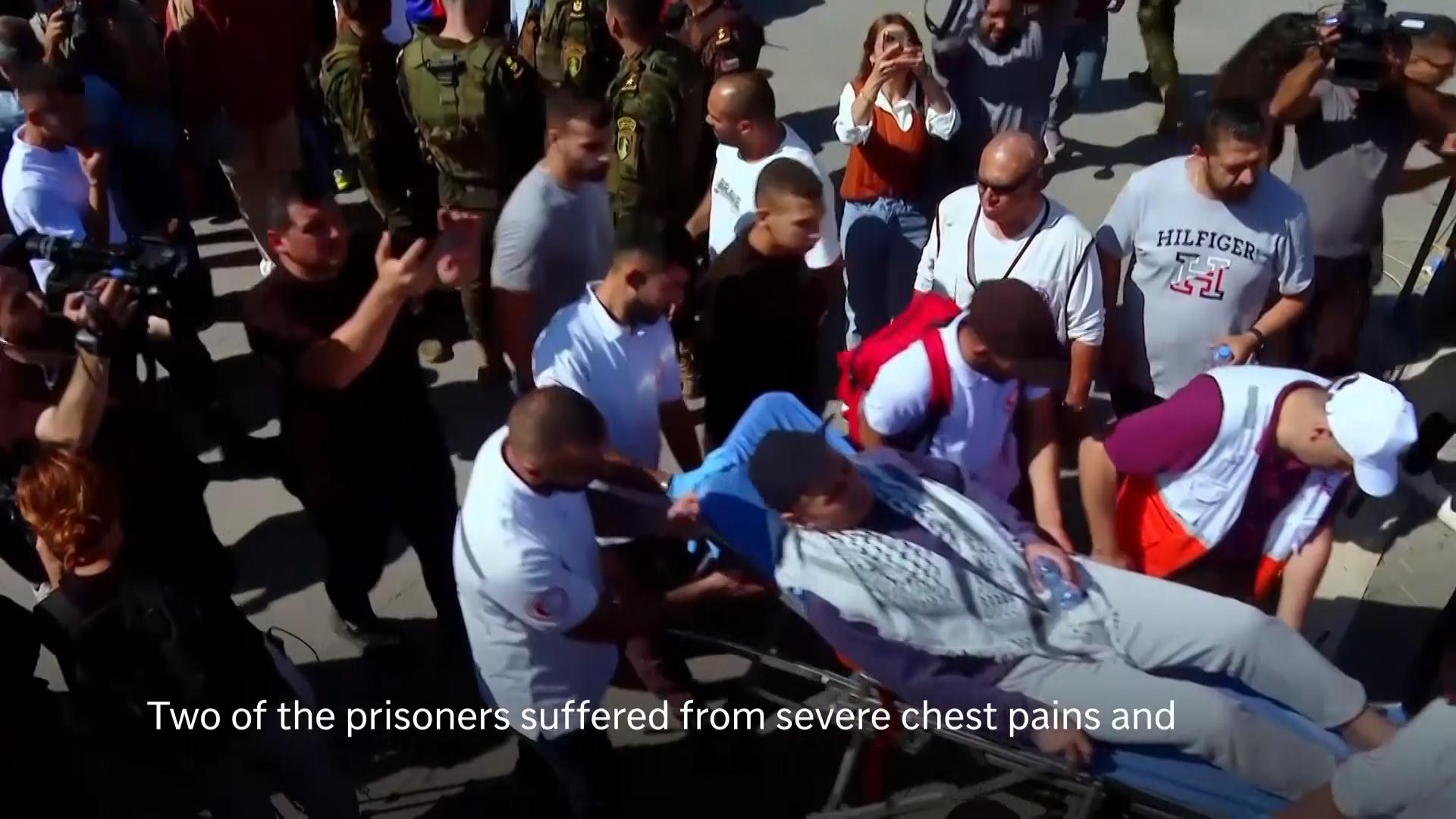 Released Palestinians describe harsh conditions in Israeli prisons